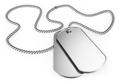 3d dog tags Stock Illustration
