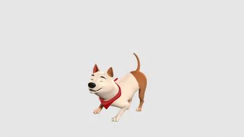 3d dog talking and expressing gestures 4K animation Vidéo 239526094