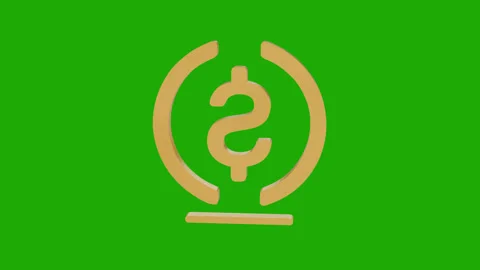 3D dollar icon shines rotating. Stock Footage 311672585