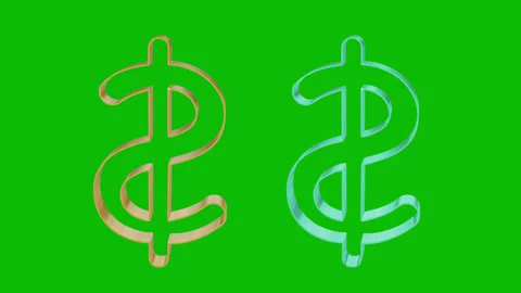 3D dollar icon shines rotating. Stock Footage 311672614