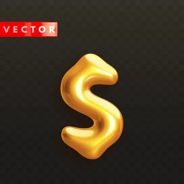 3d dollar icon. Usd currency symbol Stock Illustration