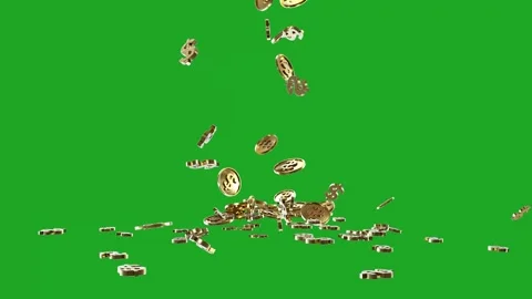 3D Dollar Sign Animation Video stock 317670257