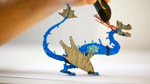 3d DOODLER Stock Footage 129447029