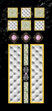 3d Door laminates door design and background wallpaper Stock Illustration