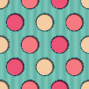 3d dots seamless background Stock Illustration