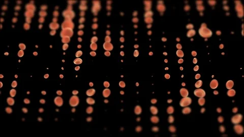 3D dynamic cells multiplying. Depth of field. Video stock 82338999