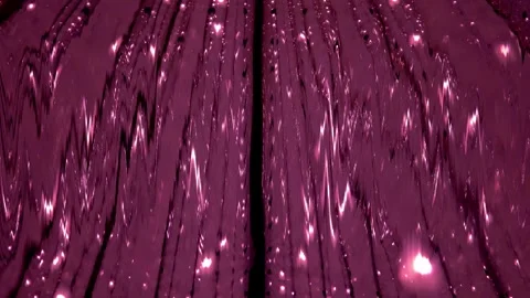 3D dynamic pattern animation with illuminated flashing lights in a vertical Stock Footage 335921588