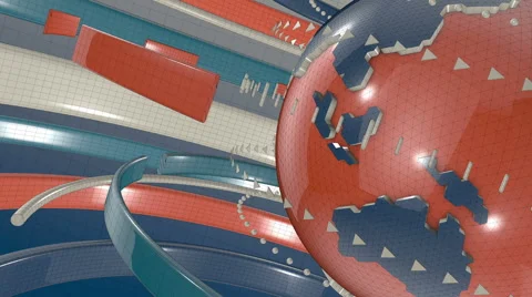 3D Earth Abstract Motion Background Stock Footage 49515029