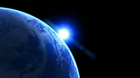 3d Earth Animation 25 alpha matte Video stock 945479