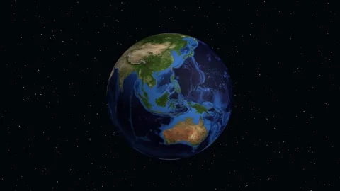 3D Earth Animation Zooming into Bouake Ivory Coast with Data Overlay Stock Footage 337394012