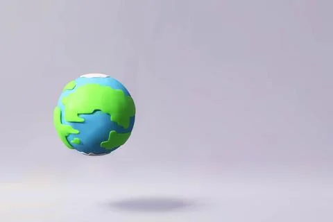 3d earth banner. Stock Illustration