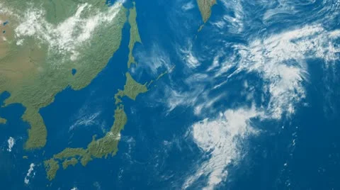 3D Earth Globe Map, Japan Stock Footage 11451243