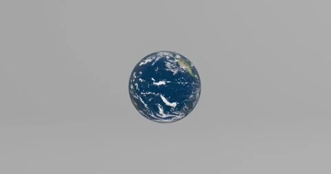 3D Earth Globe Rotating with Pulsing Green Light Glow Stock Footage 326782268