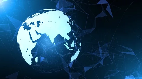 3d earth globe rotation on digital back Vídeos de archivo 123258562