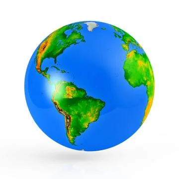 3d earth Stock-Illustration