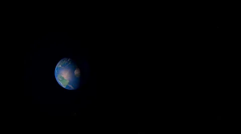 3D Earth Rotate Stock Footage 47032109