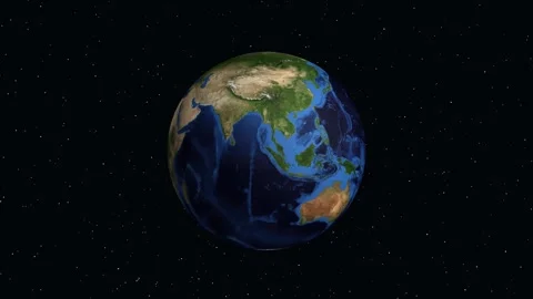 3D Earth Zoom Animation to David City in Chiriqui Province Panama Stock Footage 345042289
