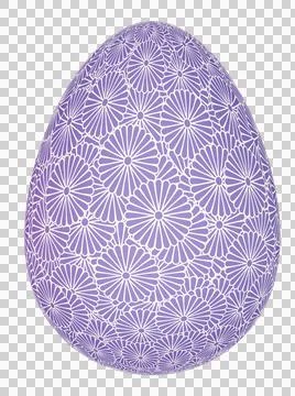 3D Easter Egg with beautiful pattern Stock Illustration