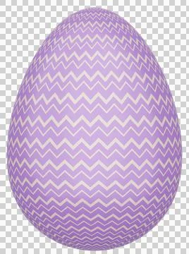 3D Easter Egg with beautiful pattern Stock Illustration