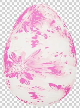3D Easter Egg with beautiful pattern Stock Illustration