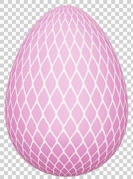 3D Easter Egg with beautiful pattern Stock Illustration