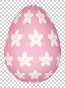 3D Easter Egg with beautiful pattern Stock Illustration