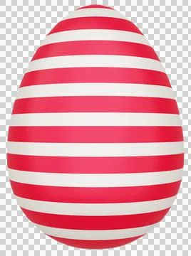 3D Easter Egg with beautiful pattern Stockillustratie