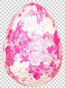 3D Easter Egg with beautiful pattern Illustrazione stock