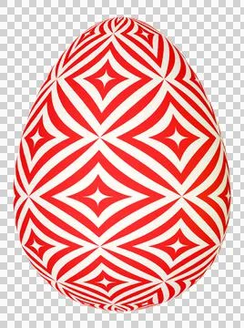 3D Easter Egg with beautiful pattern Stock-Illustration