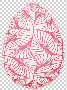 3D Easter Egg with beautiful pattern Stock Illustration