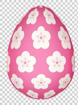 3D Easter Egg with beautiful pattern Stockillustratie