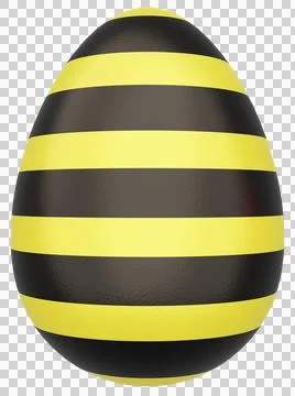 3D Easter Egg with beautiful pattern Stock-Illustration