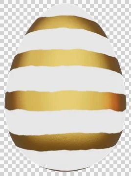 3D Easter Egg with beautiful pattern Stock Illustration