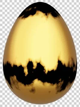 3D Easter Egg with beautiful pattern Stock Illustration