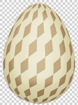 3D Easter Egg with beautiful pattern Stockillustratie