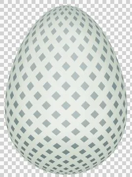 3D Easter Egg with beautiful pattern Stockillustratie