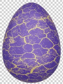 3D Easter Egg with beautiful pattern Stock-Illustration