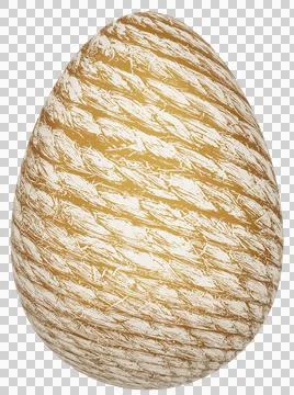 3D Easter Egg with beautiful pattern Stock Illustration