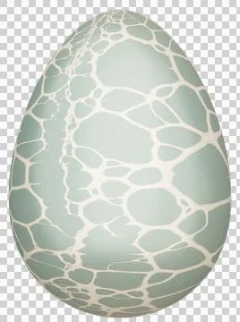 3D Easter Egg with beautiful pattern Stock Illustration