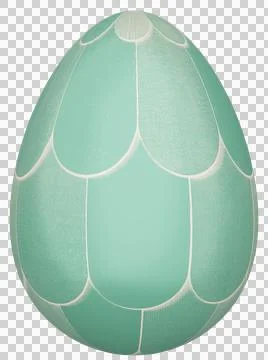 3D Easter Egg with beautiful pattern イラスト素材