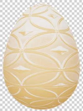 3D Easter Egg with beautiful pattern Illustrazione stock
