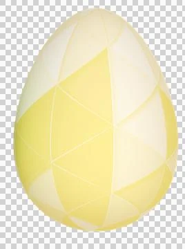 3D Easter Egg with beautiful pattern Illustrazione stock