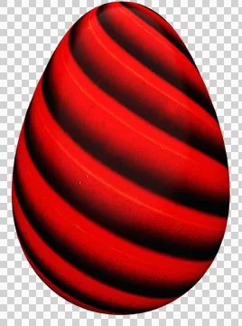 3D Easter Egg with beautiful pattern Stock-Illustration
