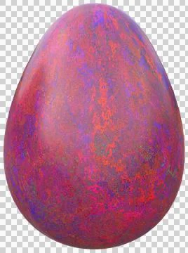 3D Easter Egg with beautiful pattern Stock Illustration