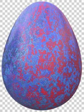 3D Easter Egg with beautiful pattern Stock Illustration