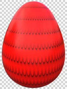3D Easter Egg with beautiful pattern イラスト素材