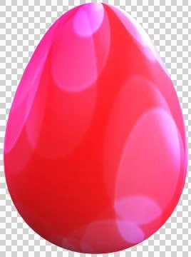 3D Easter Egg with beautiful pattern Stock Illustration