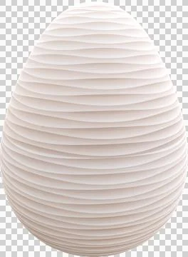 3D Easter Egg with beautiful pattern Stock Illustration