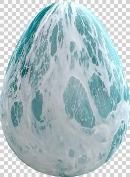 3D Easter Egg with beautiful pattern Illustrazione stock