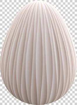 3D Easter Egg with beautiful pattern Stock Illustration